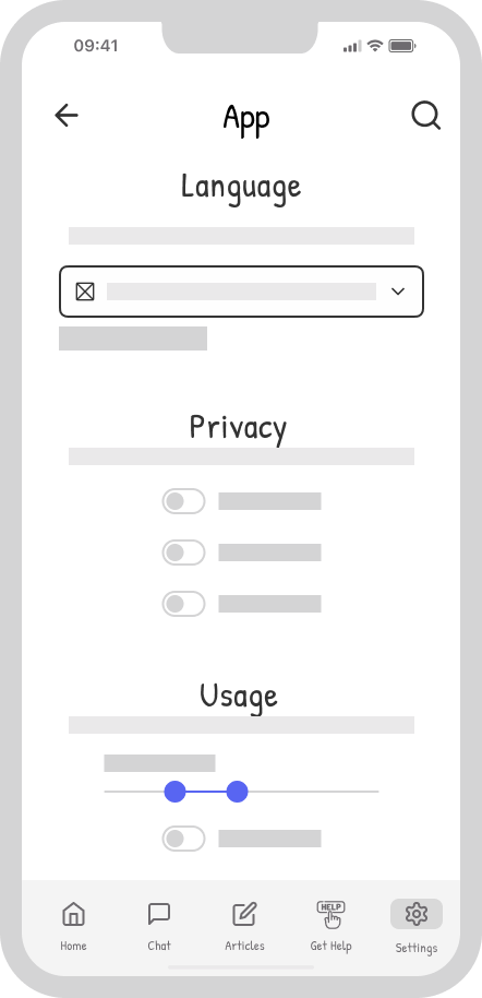 Low-Fidelity Wireframes
