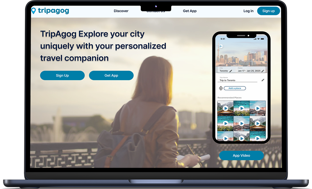 Tripagog Website Redesign