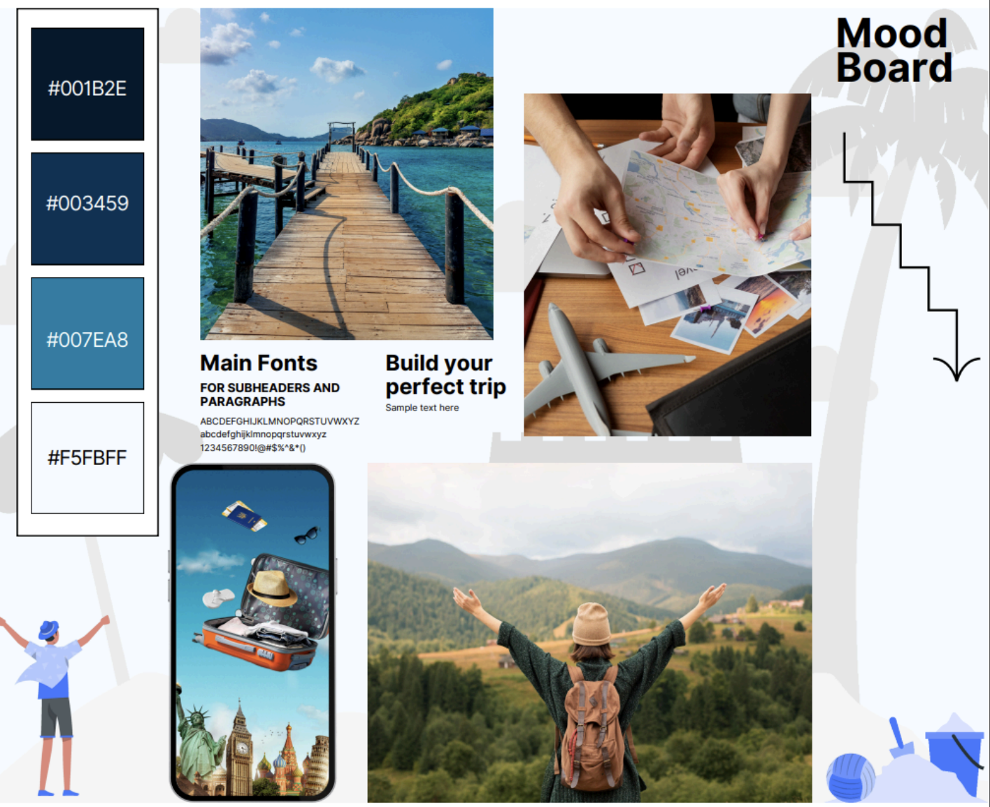 Sitemap and Moodboard