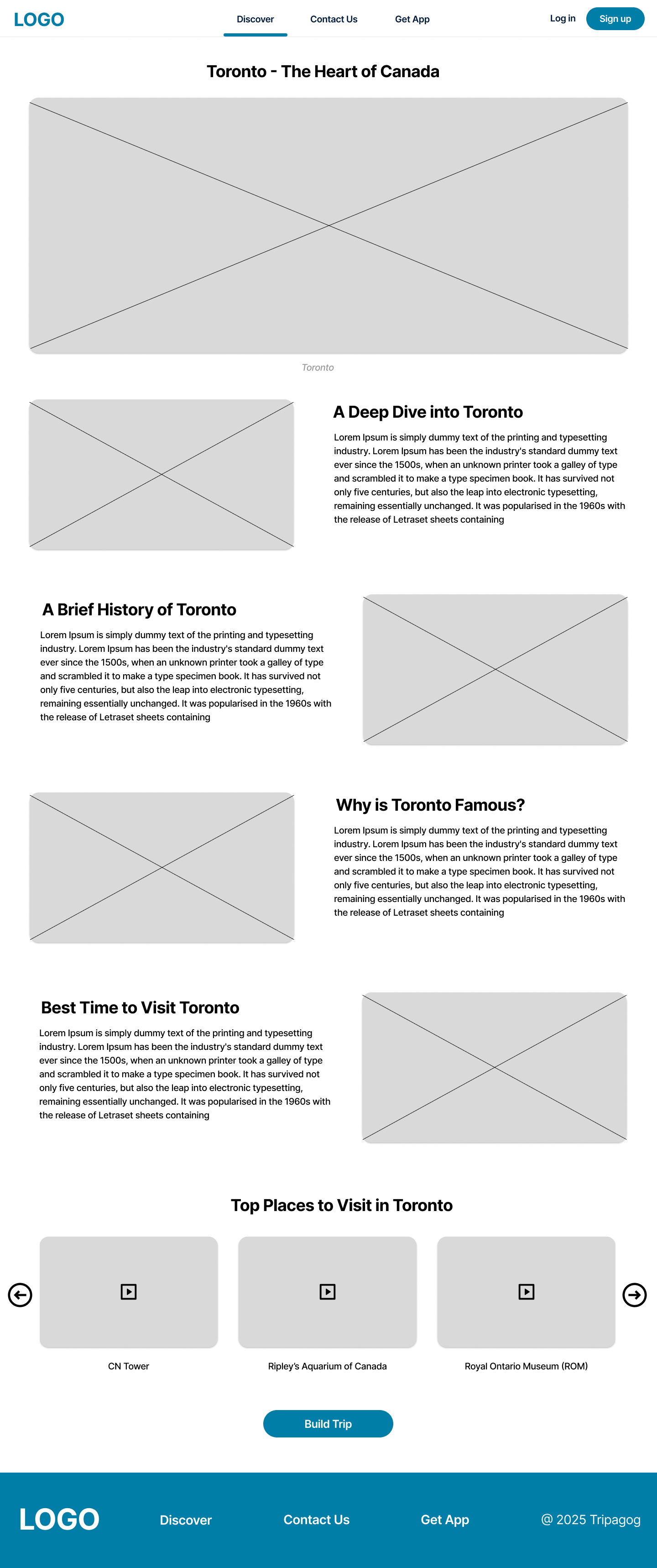 Low-Fidelity Wireframes